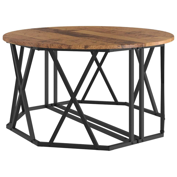 Masă de cafea Lemn vechi 80 x 80 x 42 cm - WALTI WALTI