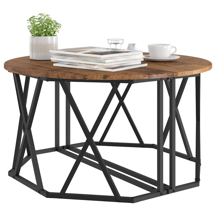 Masă de cafea Lemn vechi 80 x 80 x 42 cm - WALTI WALTI
