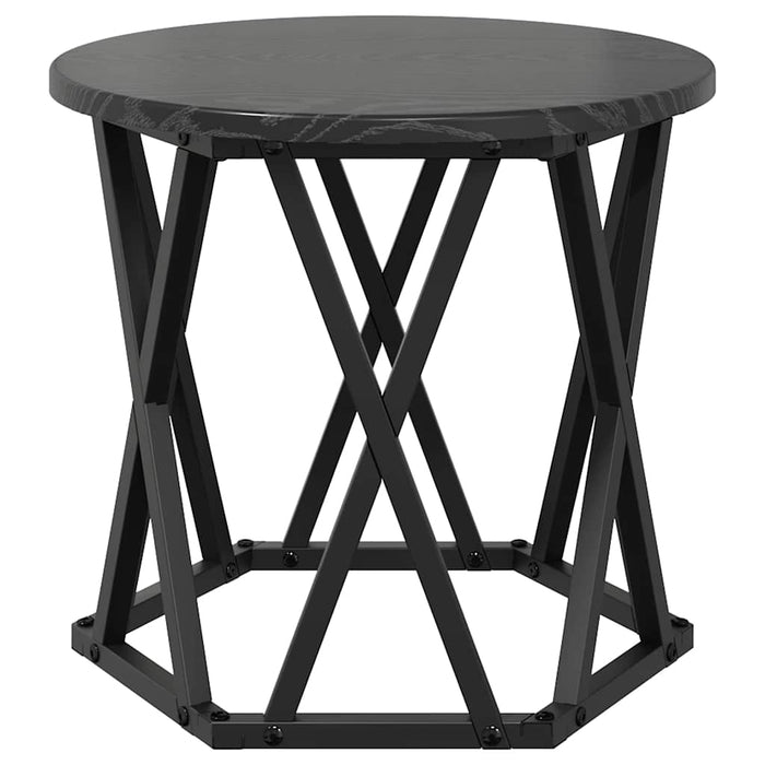 Masă laterală nesting 3 pcs Stejar negru 53 x 53 x 40 cm - WALTI WALTI