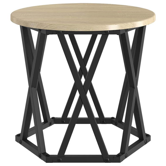 Masă laterală nesting 3 pcs Stejar sonoma 53 x 53 x 40 cm - WALTI WALTI