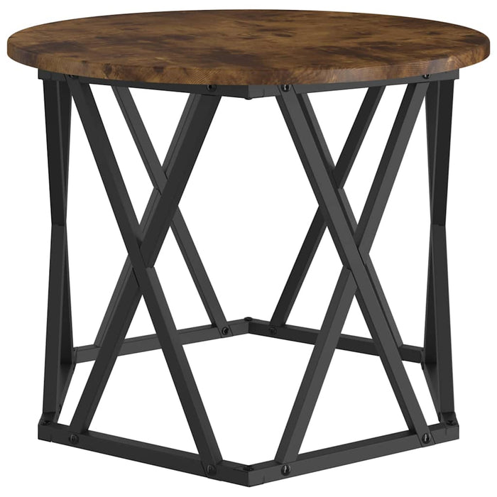 Masă laterală nesting 3 pcs Stejar afumat 53 x 53 x 40 cm - WALTI WALTI