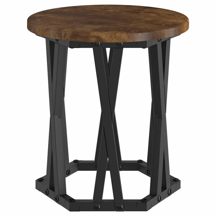 Masă laterală nesting 3 pcs Stejar afumat 53 x 53 x 40 cm - WALTI WALTI
