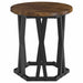 Masă laterală nesting 3 pcs Stejar afumat 53 x 53 x 40 cm - WALTI WALTI