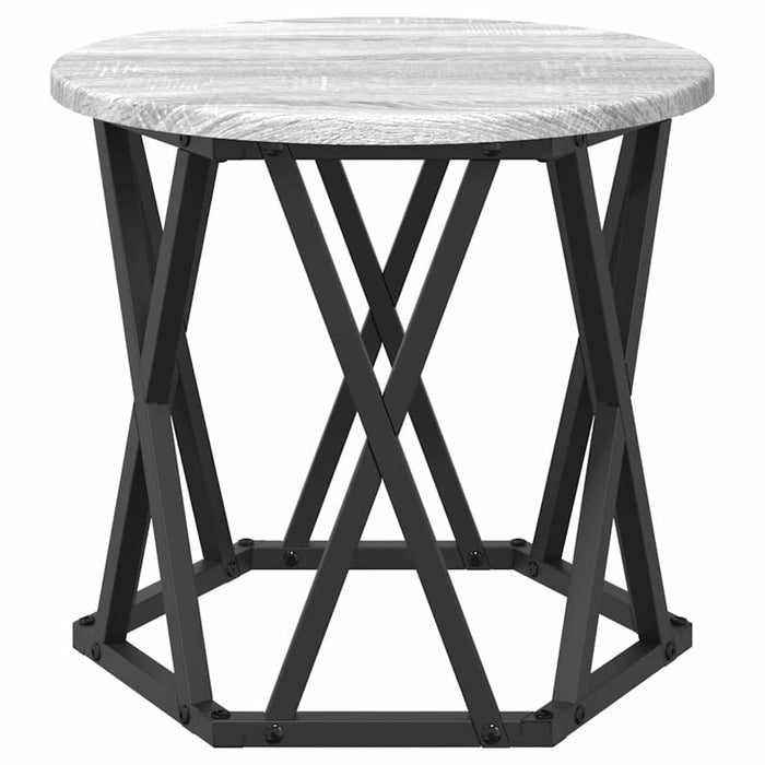 Masă laterală nesting 3 pcs sonoma gri 53 x 53 x 40 cm - WALTI WALTI