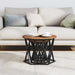 Masă laterală nesting 3 pcs Lemn vechi 53 x 53 x 40 cm - WALTI WALTI