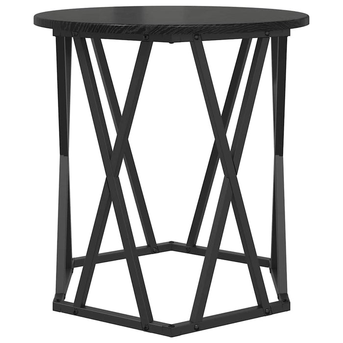 Masă de cafea 2 pcs Stejar negru 50 x 50 x 50 cm - WALTI WALTI