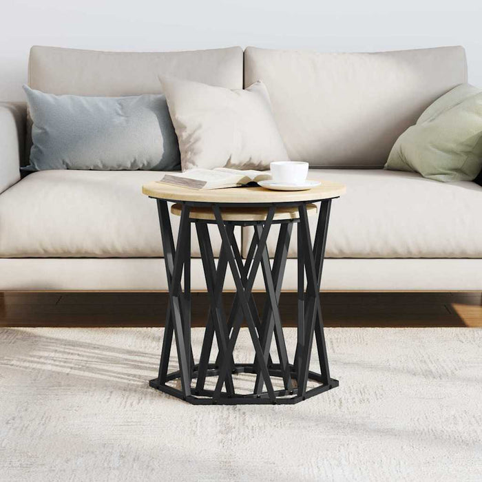 Masă de cafea 2 pcs Stejar sonoma 50 x 50 x 50 cm - WALTI WALTI