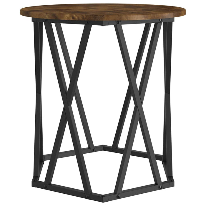 Masă de cafea 2 pcs Stejar afumat 50 x 50 x 50 cm - WALTI WALTI