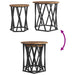 Masă de cafea 2 pcs Lemn vechi 50 x 50 x 50 cm - WALTI WALTI