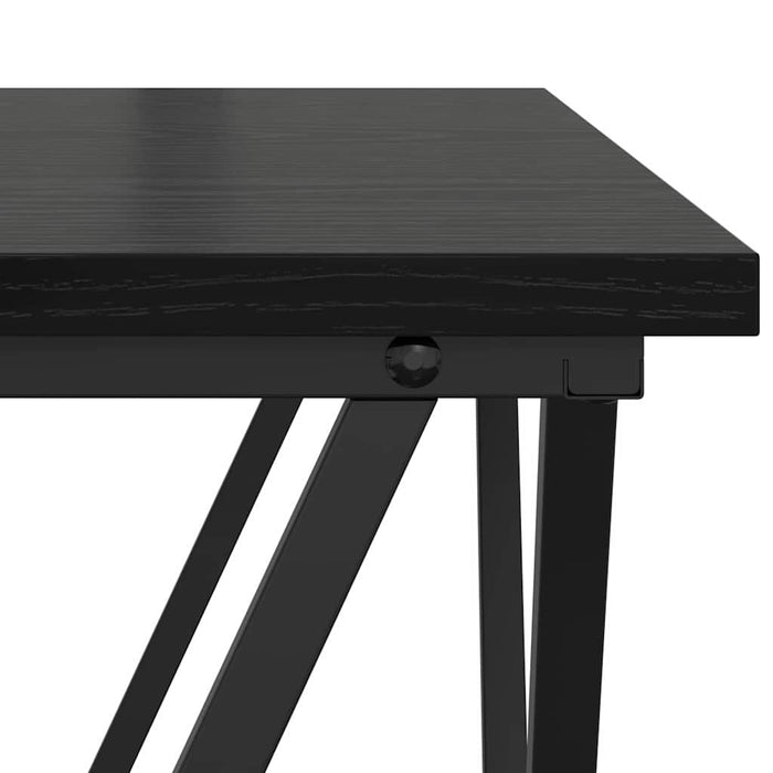 Set măsuțe laterale 2 pcs Stejar negru 50 x 50 x 40 cm - WALTI WALTI