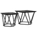 Set măsuțe laterale 2 pcs Stejar negru 50 x 50 x 40 cm - WALTI WALTI