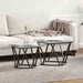 Set măsuțe laterale 2 pcs sonoma gri 50 x 50 x 40 cm - WALTI WALTI