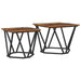 Set măsuțe laterale 2 pcs Lemn recuperat 50 x 50 x 40 cm - WALTI WALTI