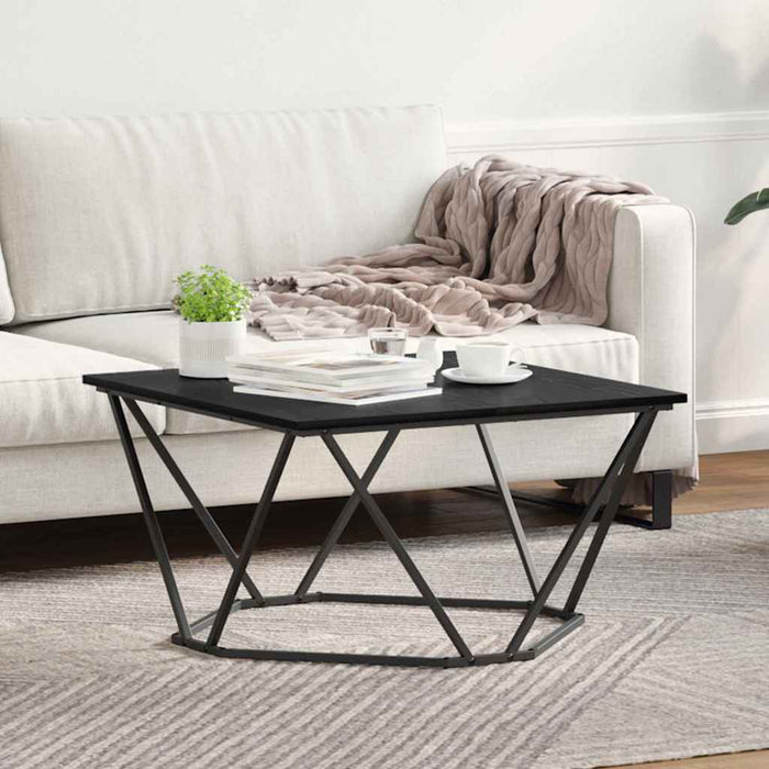 Masă de cafea Stejar negru 80 x 80 x 45 cm - WALTI WALTI