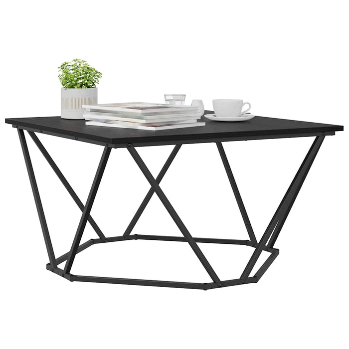 Masă de cafea Stejar negru 80 x 80 x 45 cm - WALTI WALTI