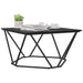 Masă de cafea Stejar negru 80 x 80 x 45 cm - WALTI WALTI