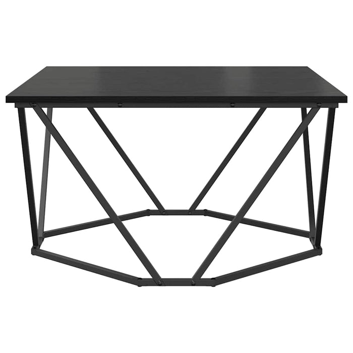 Masă de cafea Stejar negru 80 x 80 x 45 cm - WALTI WALTI