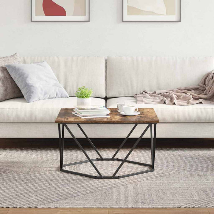 Masă de cafea Stejar afumat 80 x 80 x 45 cm - WALTI WALTI