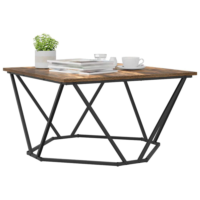 Masă de cafea Stejar afumat 80 x 80 x 45 cm - WALTI WALTI