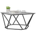 Masă de cafea sonoma gri 80 x 80 x 45 cm - WALTI WALTI