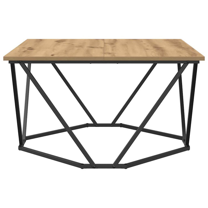 Masă de cafea stejar artizanal 80 x 80 x 45 cm - WALTI WALTI