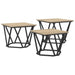 Masă de cafea 3 pcs Stejar sonoma 50 x 50 x 40 cm - WALTI WALTI