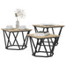 Masă de cafea 3 pcs Stejar sonoma 50 x 50 x 40 cm - WALTI WALTI