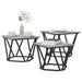 Masă de cafea 3 pcs sonoma gri 50 x 50 x 40 cm - WALTI WALTI