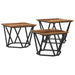 Masă de cafea 3 pcs Lemn vechi 50 x 50 x 40 cm - WALTI WALTI