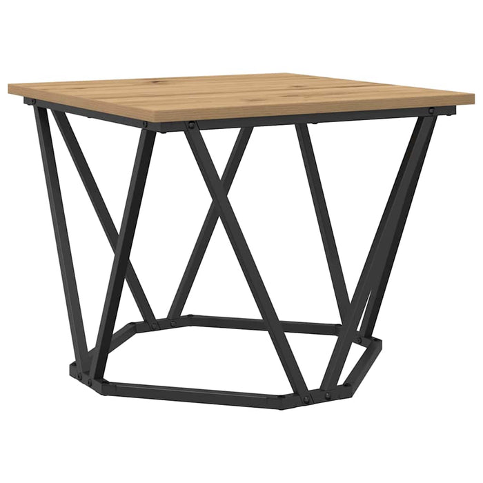 Masă de cafea 3 pcs stejar artizanal 50 x 50 x 40 cm - WALTI WALTI