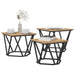 Masă de cafea 3 pcs stejar artizanal 50 x 50 x 40 cm - WALTI WALTI