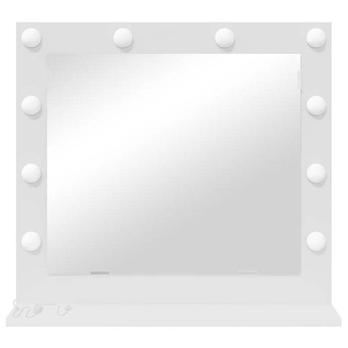 Oglindă de toaletă Dreptunghiular Alb 60 x 55 x 18 cm - WALTI WALTI