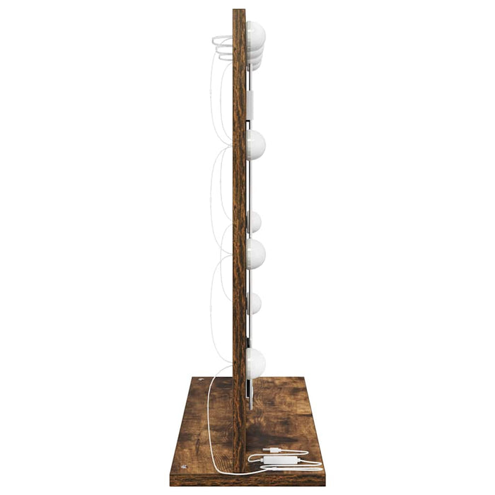 Oglindă de toaletă cu oglindă Stejar fumuriu 60 x 55 x 18 cm - WALTI WALTI
