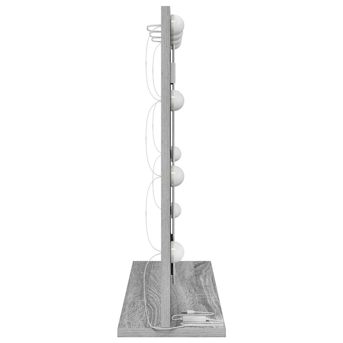 Oglindă de toaletă cu oglindă Gri Sonoma 60 x 55 x 18 cm - WALTI WALTI