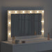 Oglindă de toaletă Dreptunghiular Alb 80 x 15 x 18 cm - WALTI WALTI