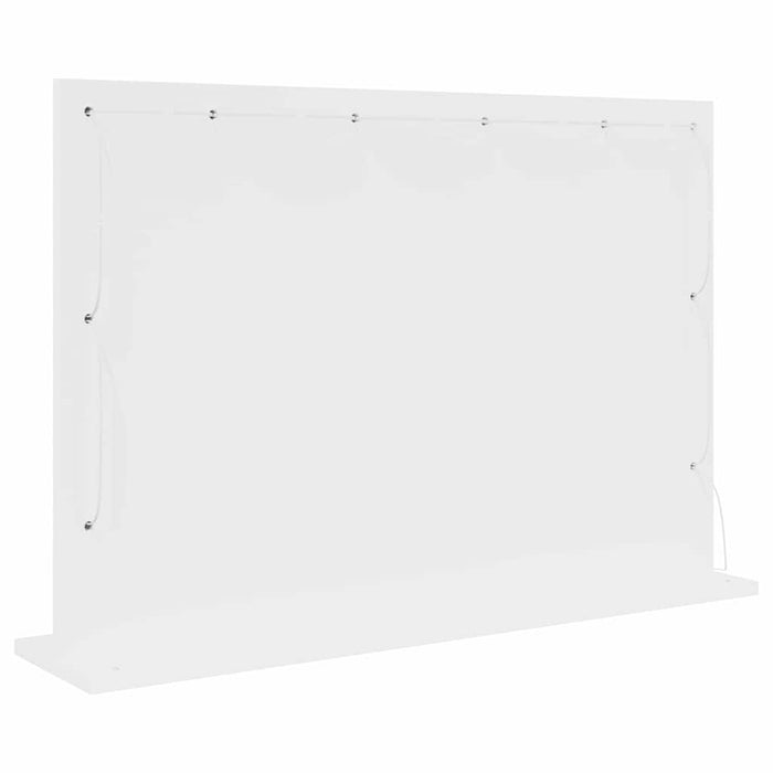 Oglindă de toaletă Dreptunghiular Alb 80 x 15 x 18 cm - WALTI WALTI