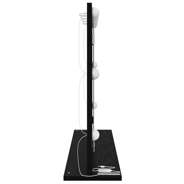Oglindă de toaletă cu oglindă Stejar Negru 80 x 15 x 18 cm - WALTI WALTI