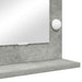 Oglindă de toaletă cu oglindă Gri din beton 80 x 55 x 18 cm - WALTI WALTI