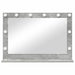 Oglindă de toaletă cu oglindă Gri din beton 80 x 55 x 18 cm - WALTI WALTI