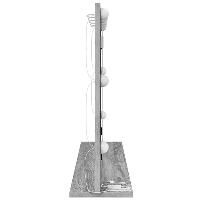 Oglindă de toaletă cu oglindă Gri Sonoma 80 x 55 x 18 cm - WALTI WALTI
