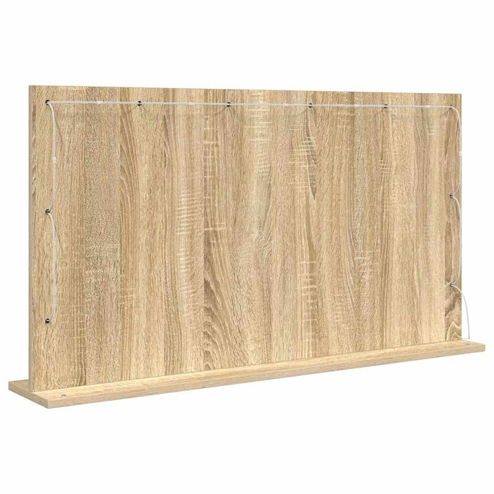 Oglindă de toaletă cu oglindă Stejar Sonoma 100 x 55 x 18 cm - WALTI WALTI