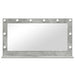 Oglindă de toaletă cu oglindă Gri din beton 100 x 55 x 18 cm - WALTI WALTI