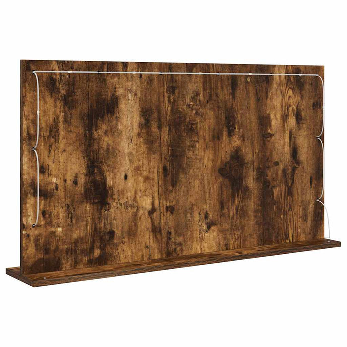 Oglindă de toaletă cu oglindă Stejar fumuriu 100 x 55 x 18 cm - WALTI WALTI