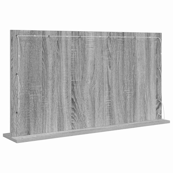 Oglindă de toaletă cu oglindă Gri Sonoma 100 x 55 x 18 cm - WALTI WALTI