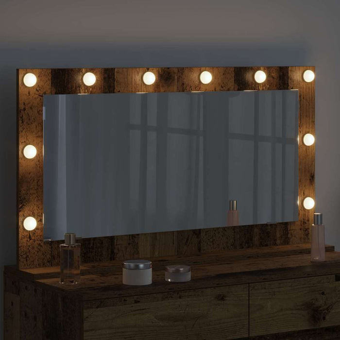 Oglindă de toaletă cu oglindă Lemn Vechi 100 x 55 x 18 cm - WALTI WALTI