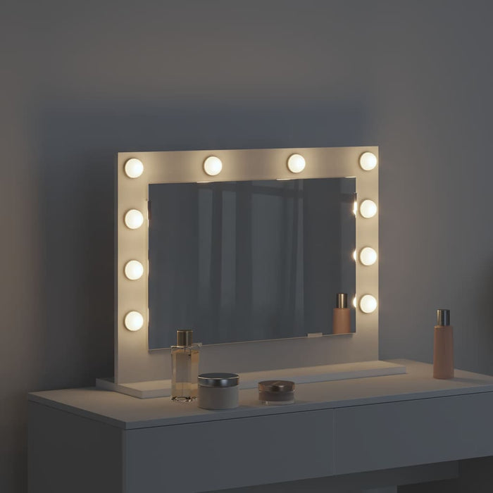 Oglindă de toaletă Dreptunghiular Alb 60 x 45 x 18 cm - WALTI WALTI