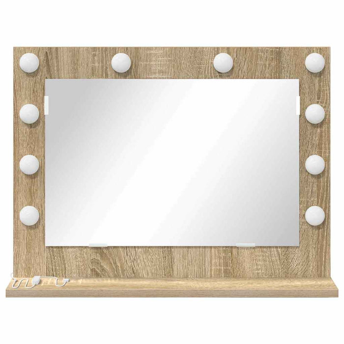 Oglindă de toaletă cu oglindă Stejar Sonoma 60 x 45 x 18 cm - WALTI WALTI