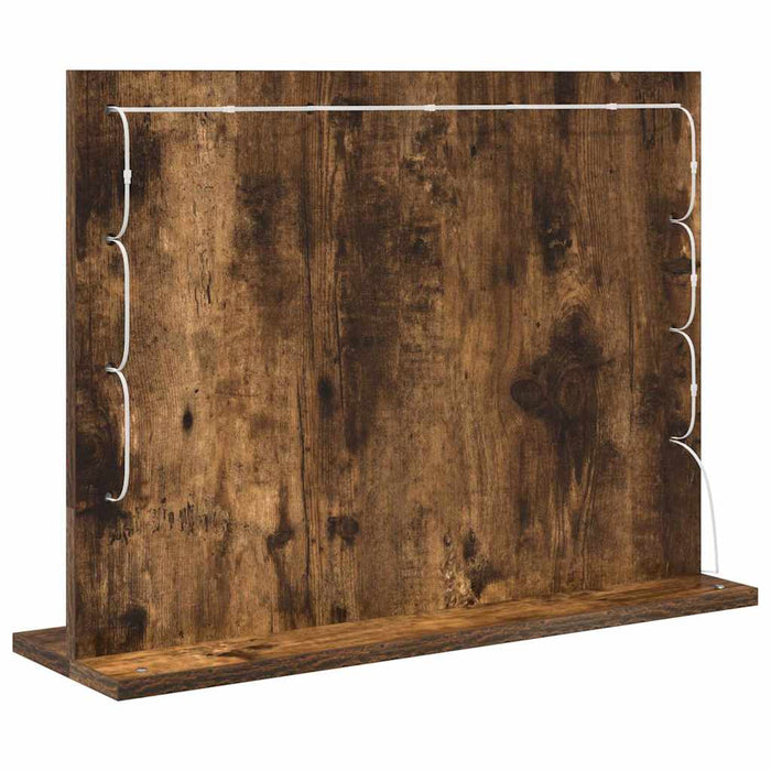 Oglindă de toaletă cu oglindă Stejar fumuriu 60 x 45 x 18 cm - WALTI WALTI