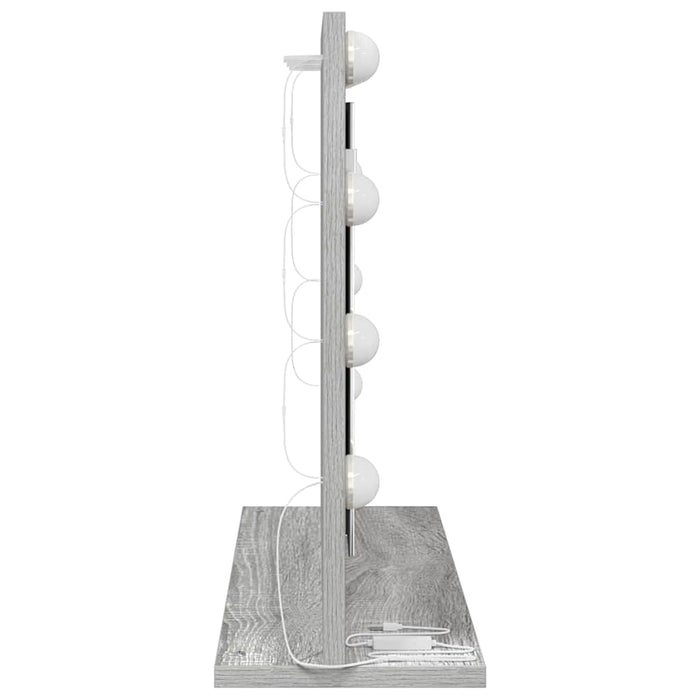 Oglindă de toaletă cu oglindă Gri Sonoma 60 x 45 x 18 cm - WALTI WALTI