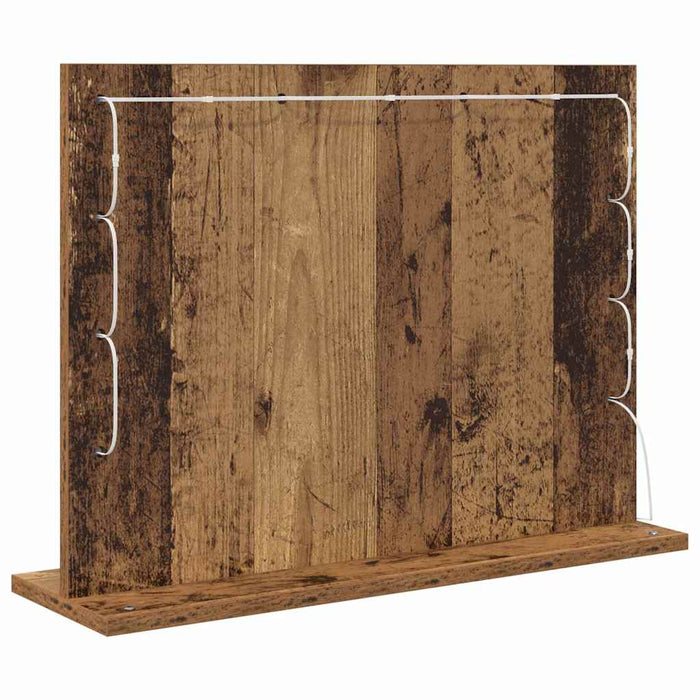 Oglindă de toaletă cu oglindă Lemn Vechi 60 x 45 x 18 cm - WALTI WALTI